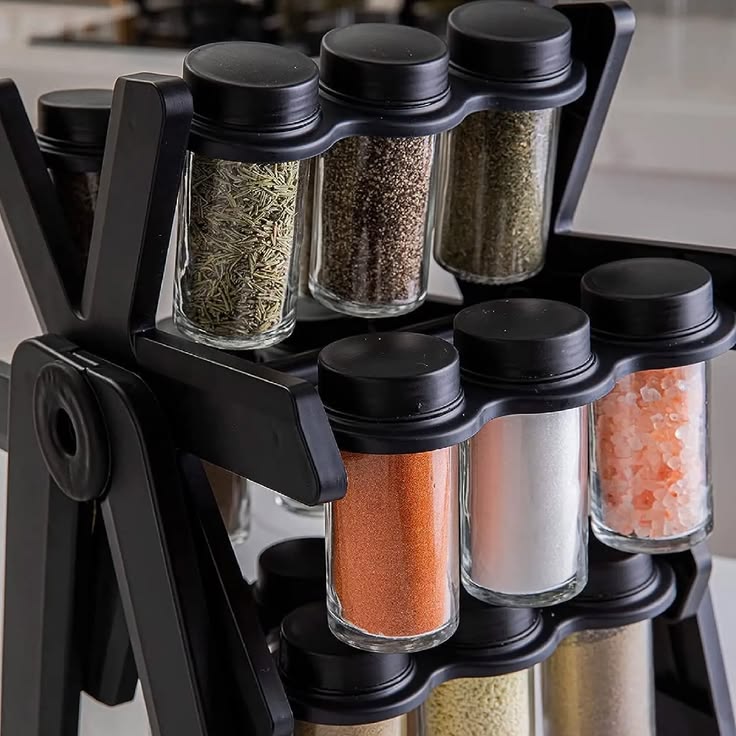 18 Jar Rotating Spice Rack - ekhonibuy