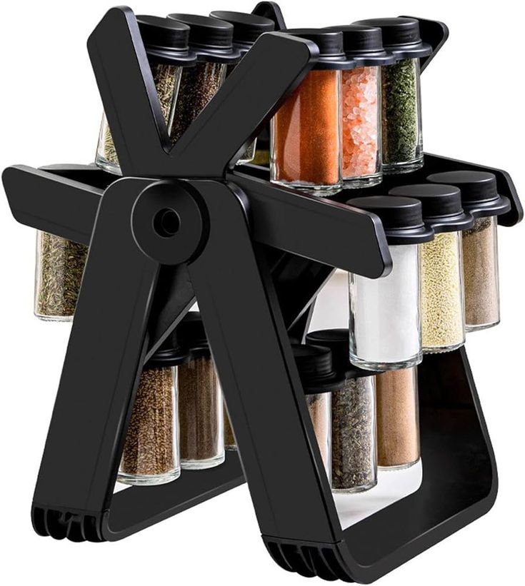 18 Jar Rotating Spice Rack - ekhonibuy