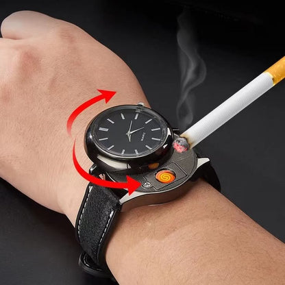New Military USB Lighter Watch Men's - ekhonibuy