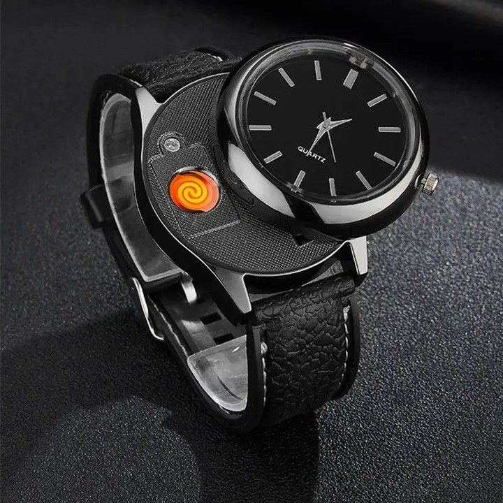 New Military USB Lighter Watch Men's - ekhonibuy