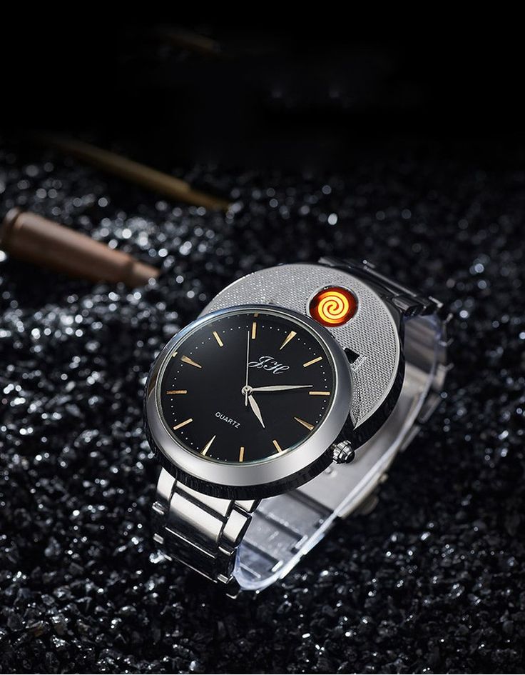 New Military USB Lighter Watch Men's - ekhonibuy