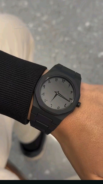Stainless Steel Arabic Watch - ekhonibuy