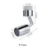 Splash-proof Outer Joint Swivel Faucet